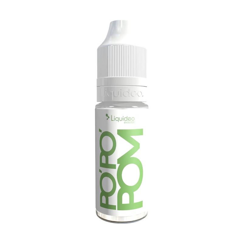 E-liquide Po'Po'Pom 10 ml Liquideo Evolution pomme Granny Smith