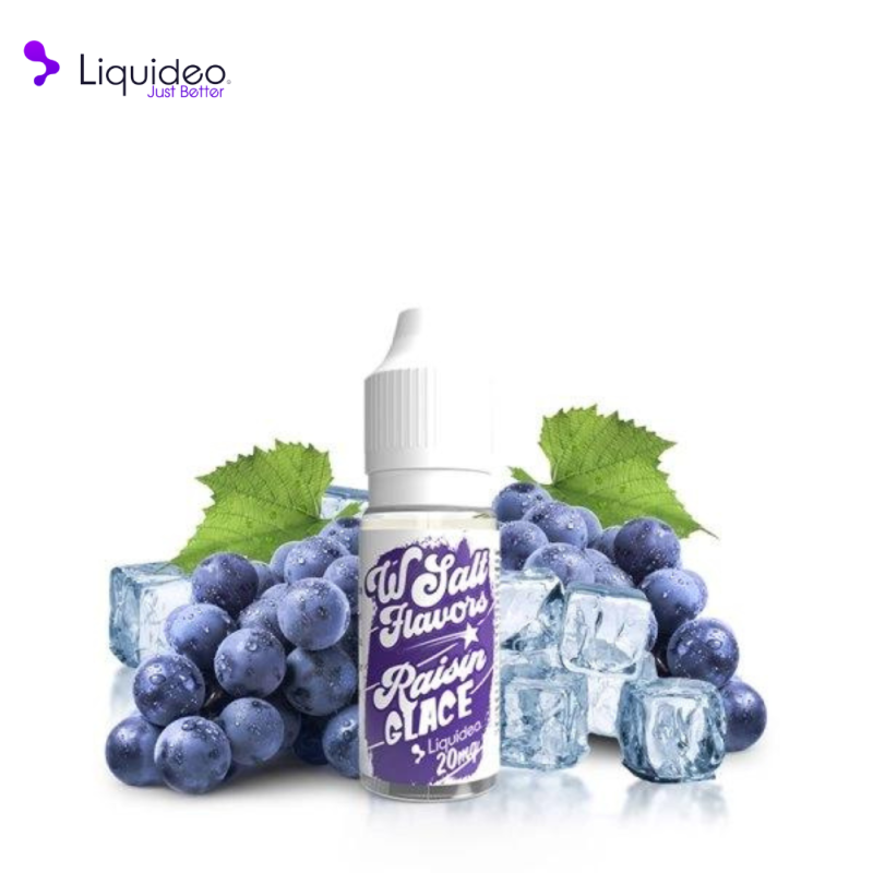 E-liquide Raisin Glacé 10 ml Wsalt Flavors by Liquideo sels de nicotine