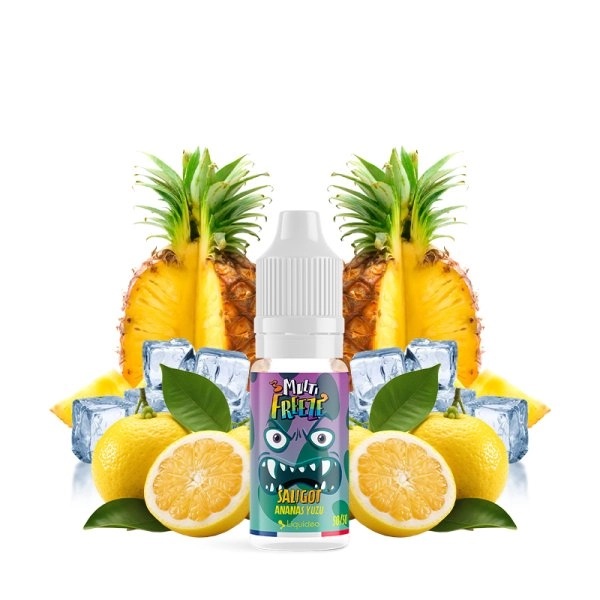 E-liquide Saligot Ananas Yuzu 10 ml Liquideo Multi Freeze