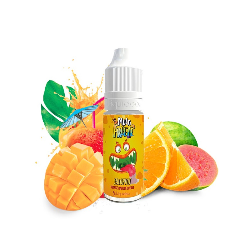 E-liquide Salopiot Orange Mangue Goyave 10 ml Liquideo Multi Freeze