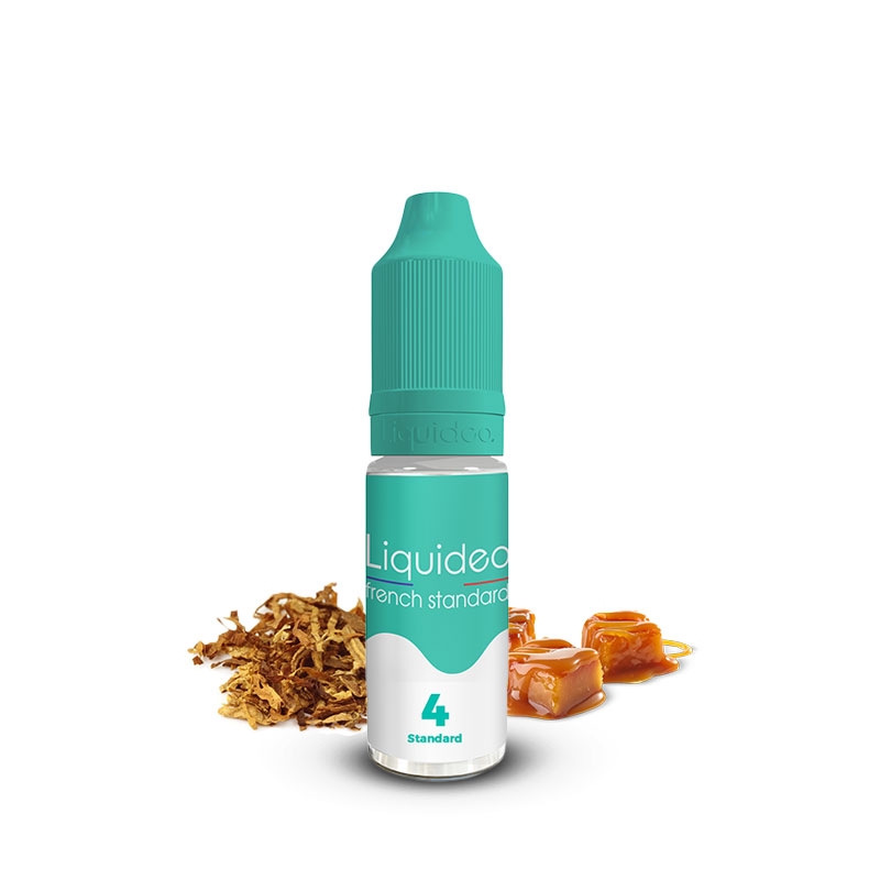 Flacon du eliquide Standard-4 10 ml de Liquideo, fabricant français de eliquide pour le vapotage.