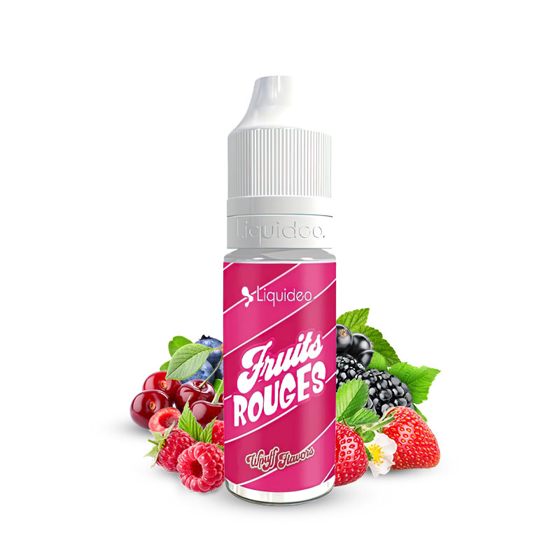 Photo du eliquide Fruits Rouges 10ml de la marque française : Liquideo.