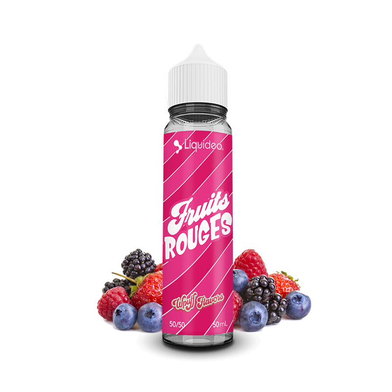 Photo du eliquide Fruits Rouges 50ml de la marque française : Liquideo.