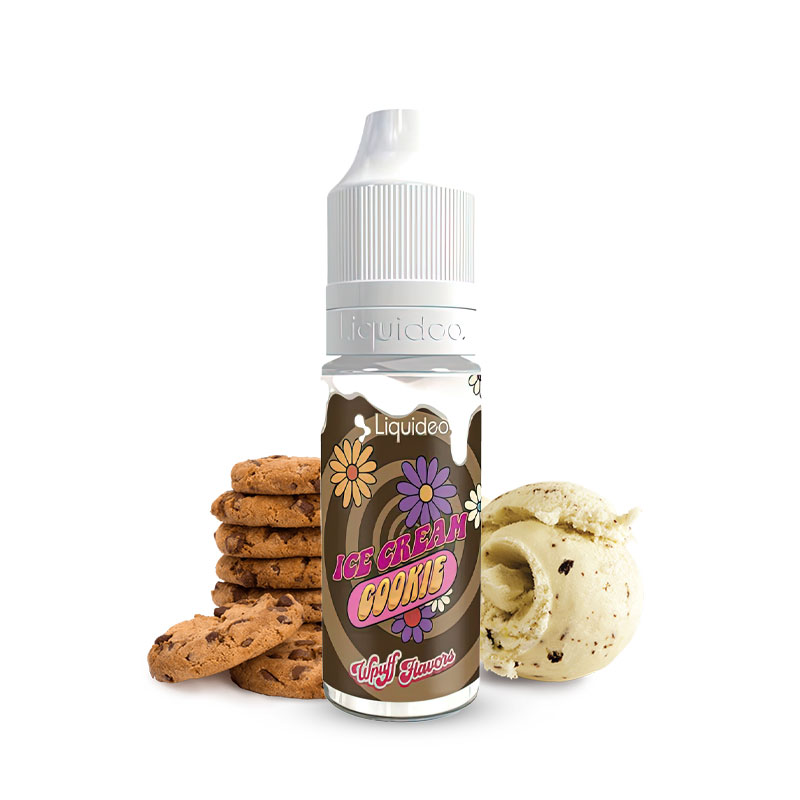 Photo du eliquide Ice Cream Cookie 10ml de la marque française : Liquideo.