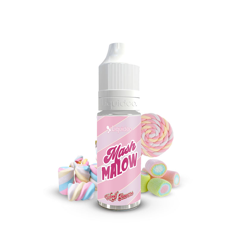 Photo du eliquide Marshmallow 10ml de la marque française : Liquideo.