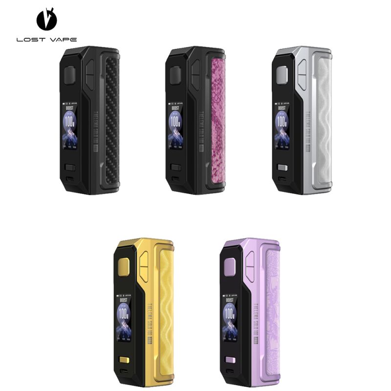 Box Thelema Solo 100 Pro Lost Vape 100W accu 21700 ou 18650