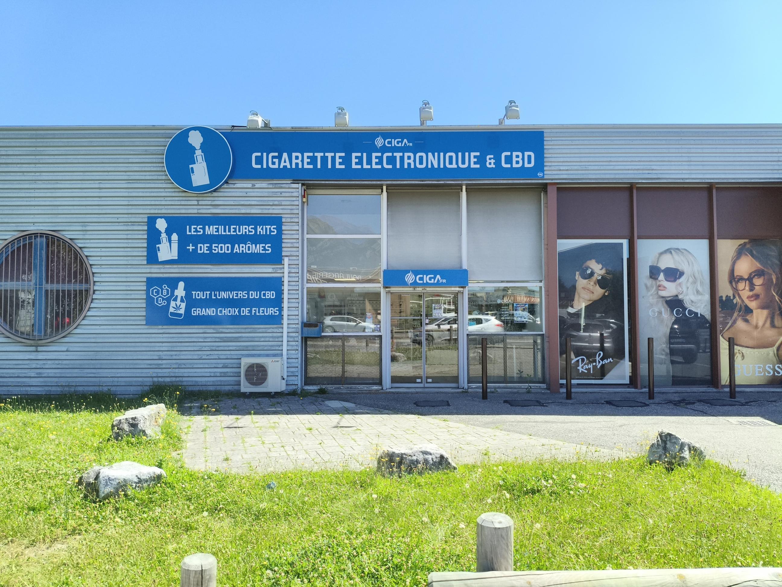 Enseigne de la boutique CIGA.FR d'Albertville.