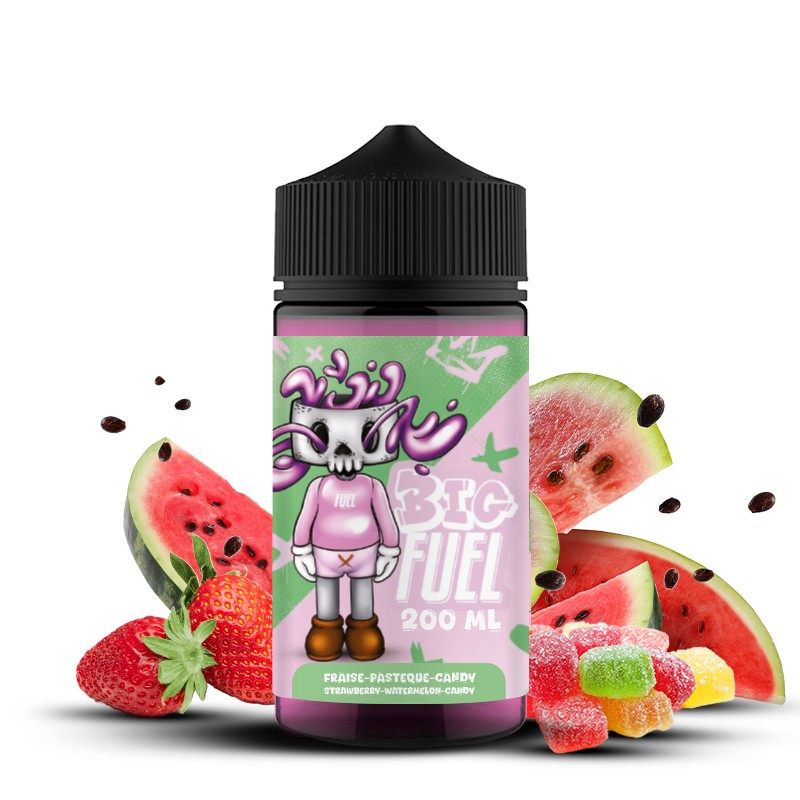 E‑liquide Fraise Pastèque Candy 200 ml Big Fuel