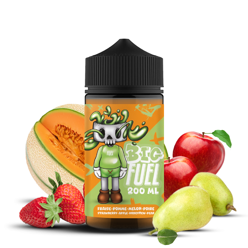 E‑liquide Fraise Pomme Melon Poire 200 ml Big Fuel