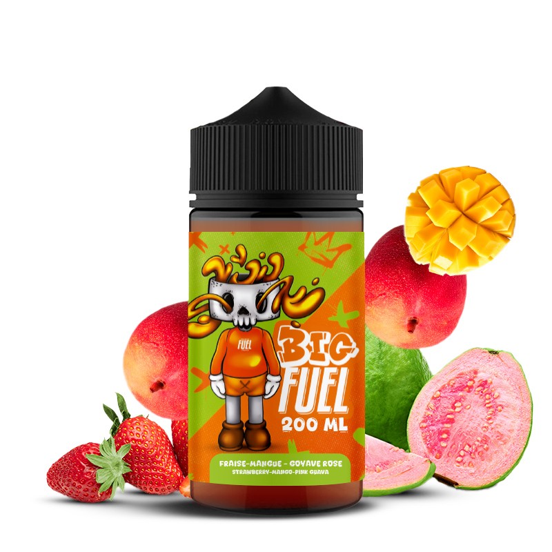 E‑liquide Goyave Fraise Mangue 200 ml Big Fuel
