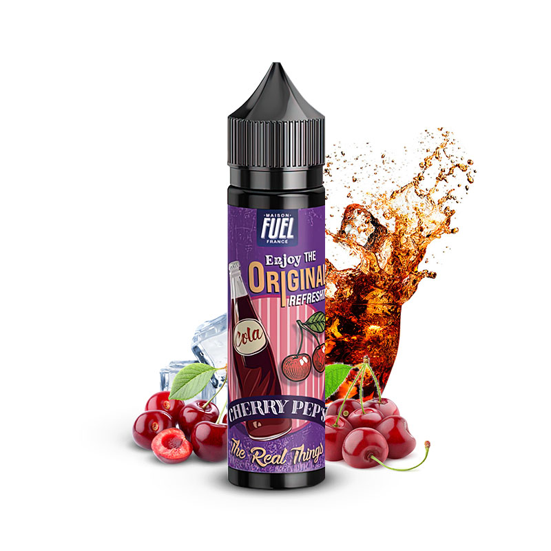 Eliquide Cherry Pep's 50ml by maison Fuel.