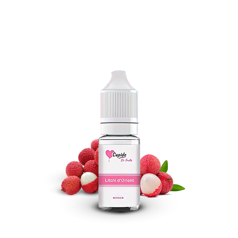 Eliquide Litchi d'Orient 10ml de la gamme Cupide par la marque française Maison Fuel.