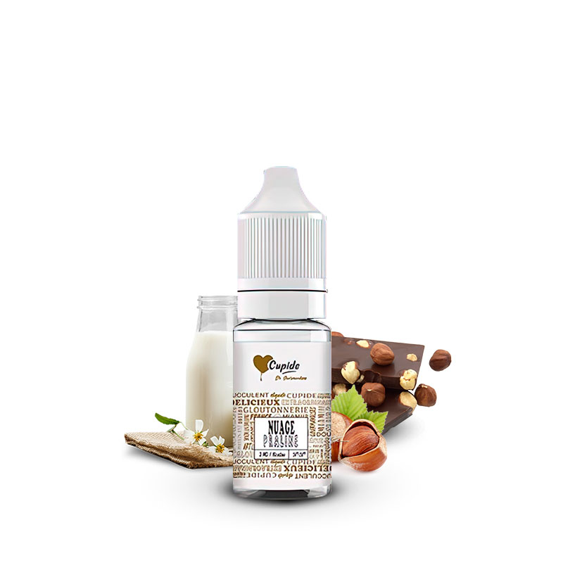 Eliquide Nuage Praline 10ml de la gamme Cupide par la marque française Maison Fuel.