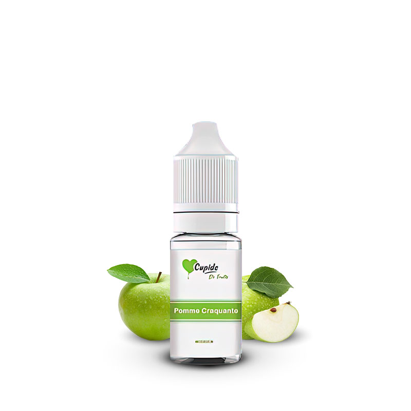 Eliquide Pomme Craquante 10ml de la gamme Cupide par la marque française Maison Fuel.