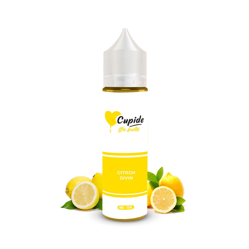 Eliquide Citron Divin 50ml de la gamme Cupide par la marque française Maison Fuel.