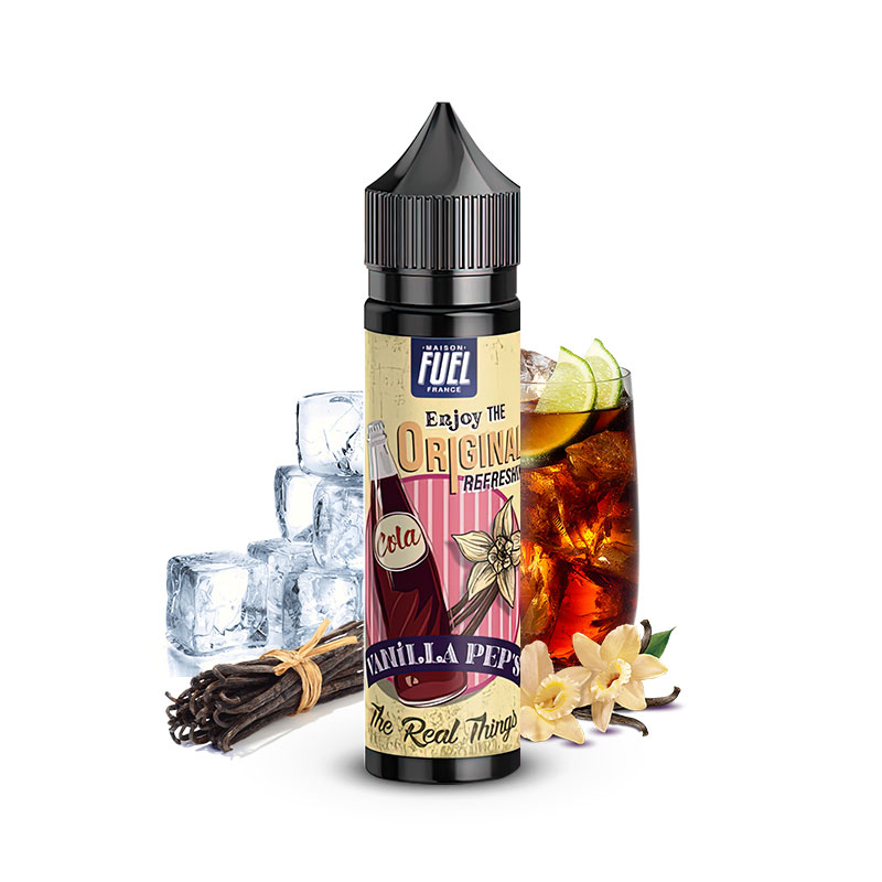 Eliquide Vanilla Pep's 50ml by maison Fuel.