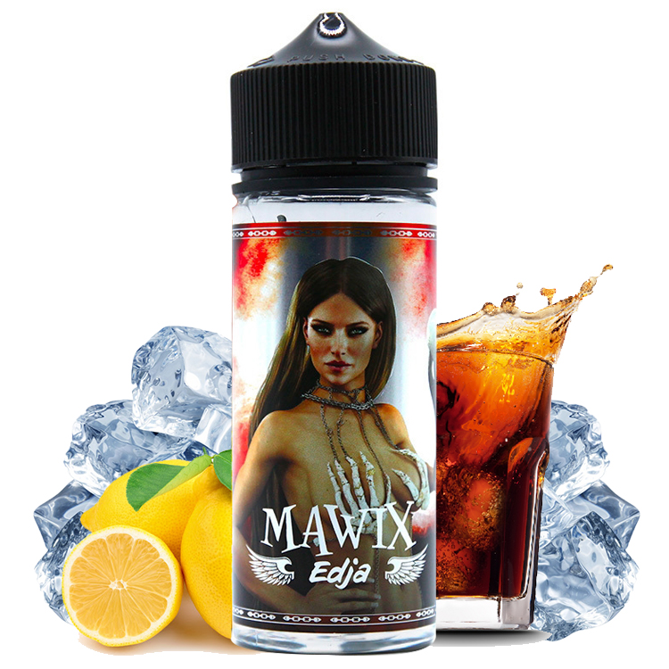 Photo du flacon du eliquide Edja en 100 ml de la marque française de e-liquide Mawix.