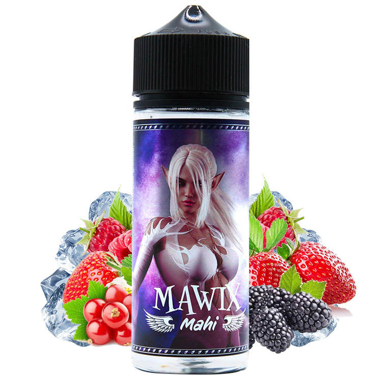 Photo du flacon du eliquide Mahi en 100 ml de la marque française de e-liquide Mawix.