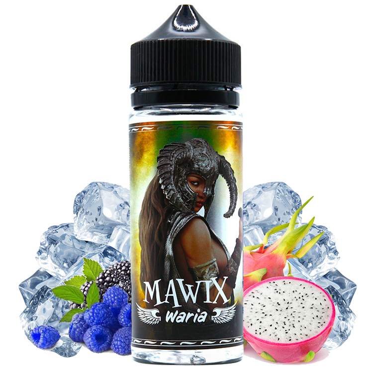 Photo du flacon du eliquide Waria en 100 ml de la marque française de e-liquide Mawix.
