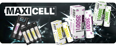 Maxicell - accus 18650 et 21700 pour cigarette électronique