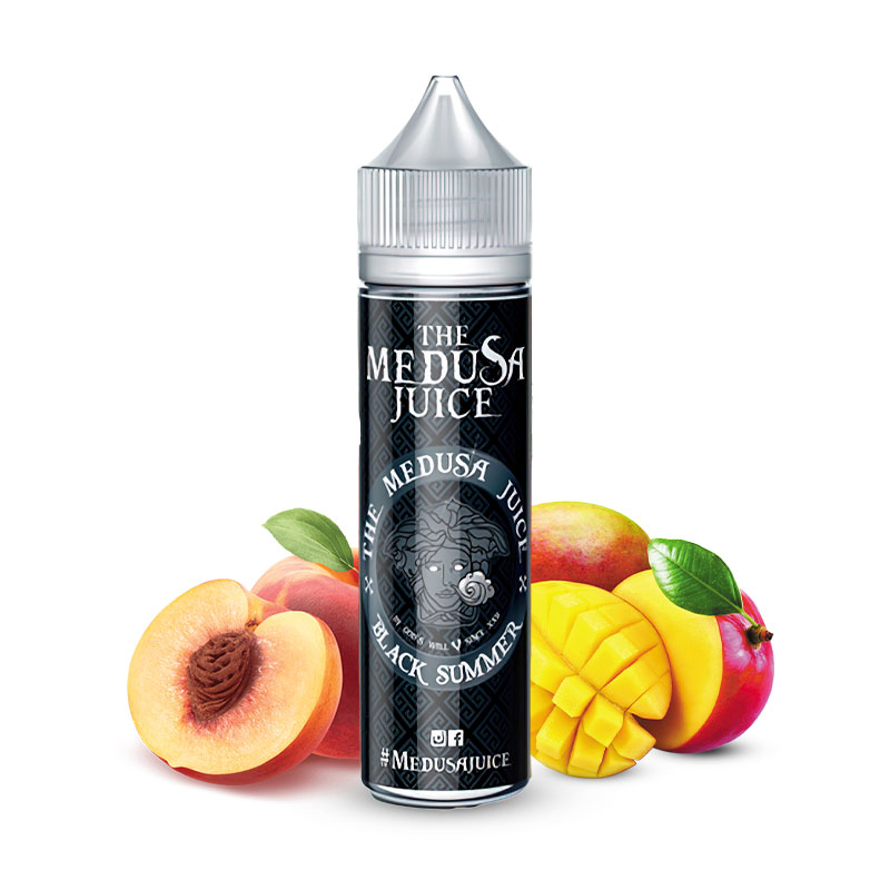 Photo du eliquide Black Summer 50ml de la marque malaisienne : Medusa Juice.