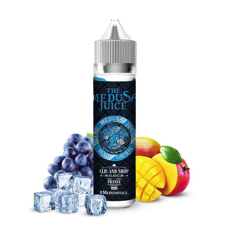 Photo du eliquide Blue Osiris 50ml de la marque malaisienne : Medusa Juice.