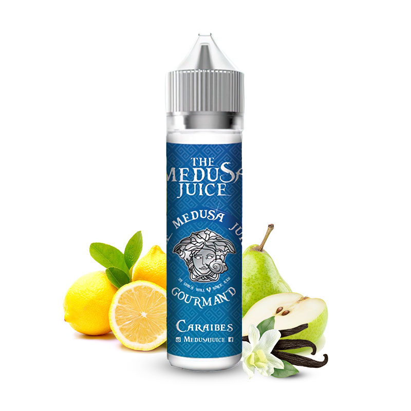 Photo du eliquide Caraïbes 50ml de la marque malaisienne : Medusa Juice.