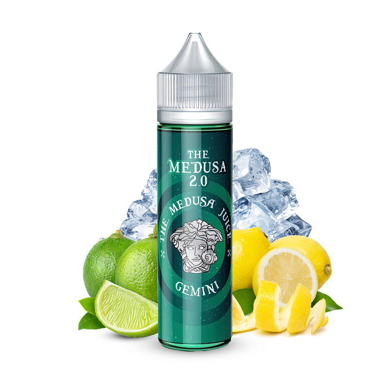 Photo du eliquide Gemini 50ml de la marque malaisienne : Medusa Juice.