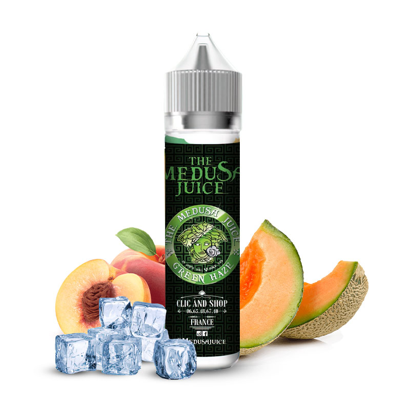 Photo du eliquide Green Haze 50ml de la marque malaisienne : Medusa Juice.