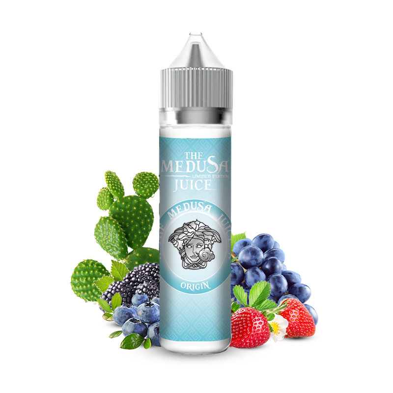 Photo du eliquide Origin 50ml de la marque malaisienne : Medusa Juice.