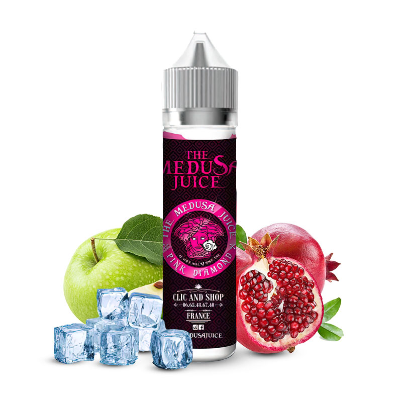 Photo du eliquide Pink Diamond 50ml de la marque malaisienne : Medusa Juice.