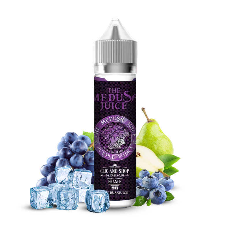 Photo du eliquide Purple Vodka 50ml de la marque malaisienne : Medusa Juice.