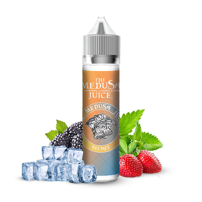 Photo du eliquide Secret 50ml de la marque malaisienne : Medusa Juice.