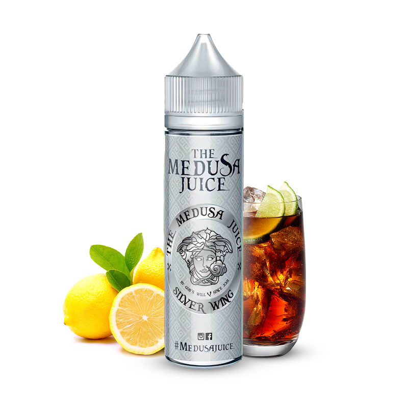 Photo du eliquide Silver Wing 50ml de la marque malaisienne : Medusa Juice.