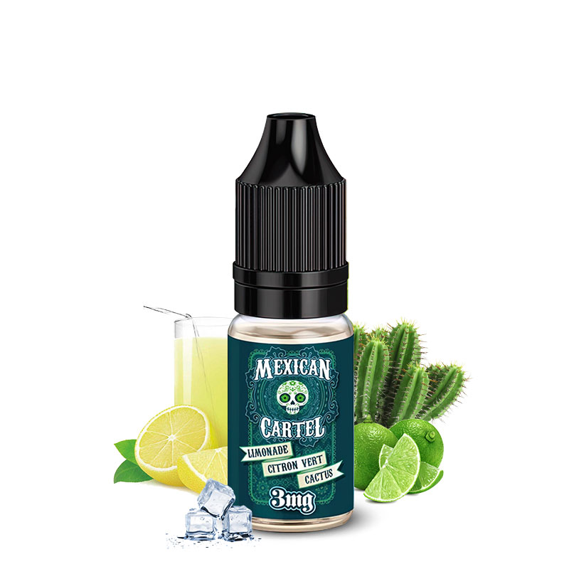 Photo du eliquide Limonade Citron Vert Cactus 10ml de la marque française : Mexican Cartel.