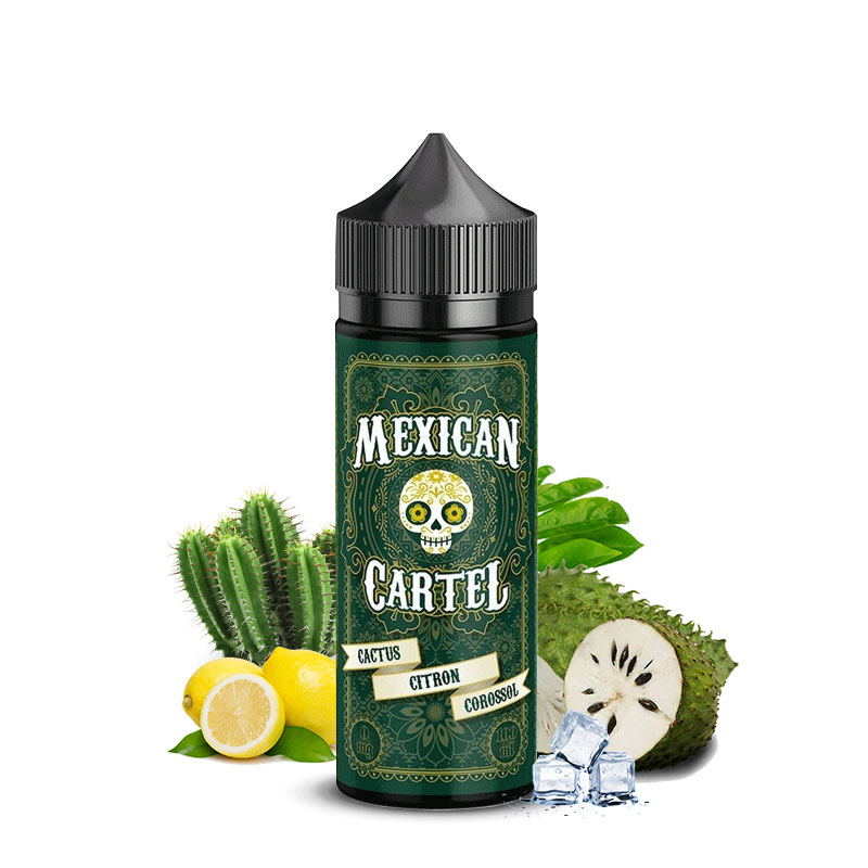 Photo du eliquide Cactus Citron Corissol 100ml de la marque française : Mexican Cartel.