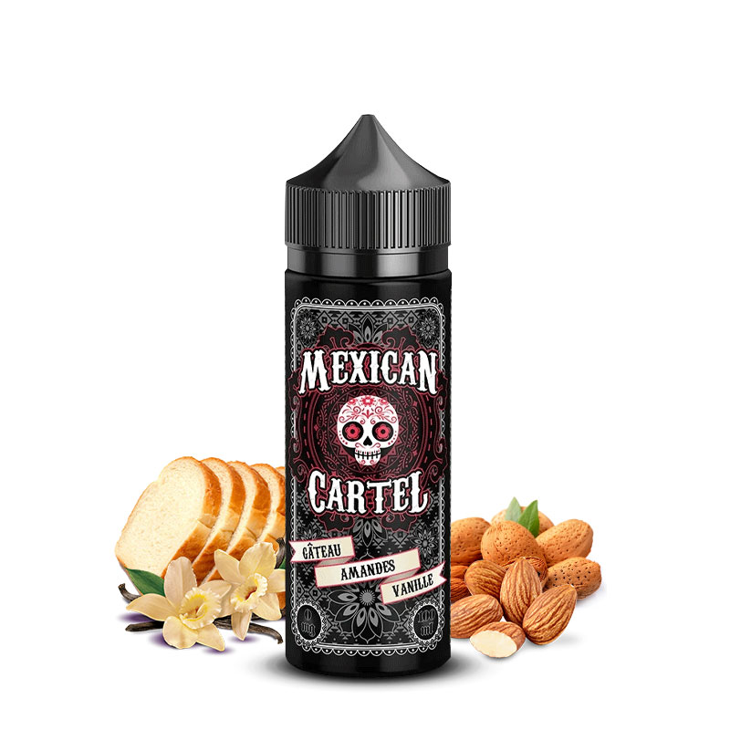 Photo du eliquide Gâteau Amandes Vanille 100ml de la marque française : Mexican Cartel.