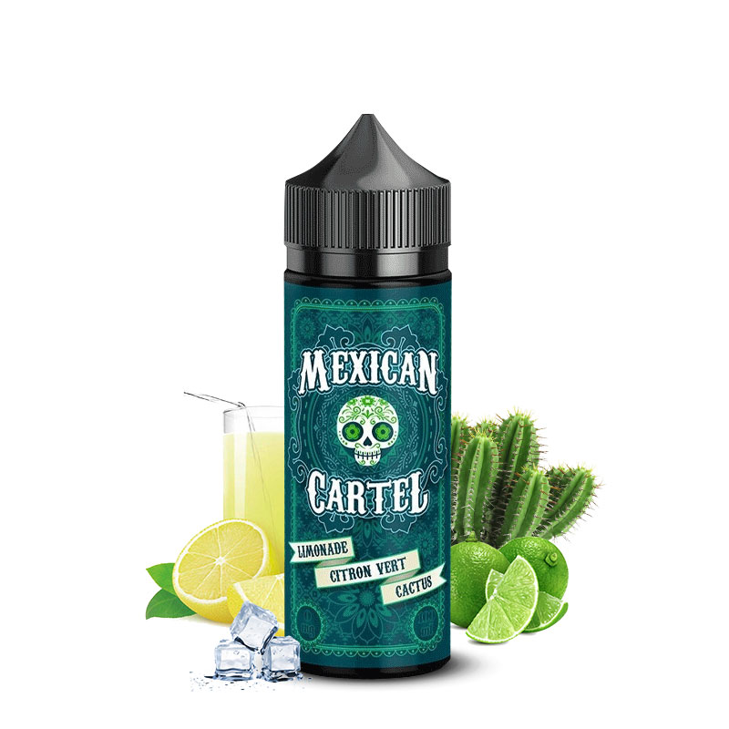 Photo du eliquide Limonade Citron Vert Cactus 100ml de la marque française : Mexican Cartel.