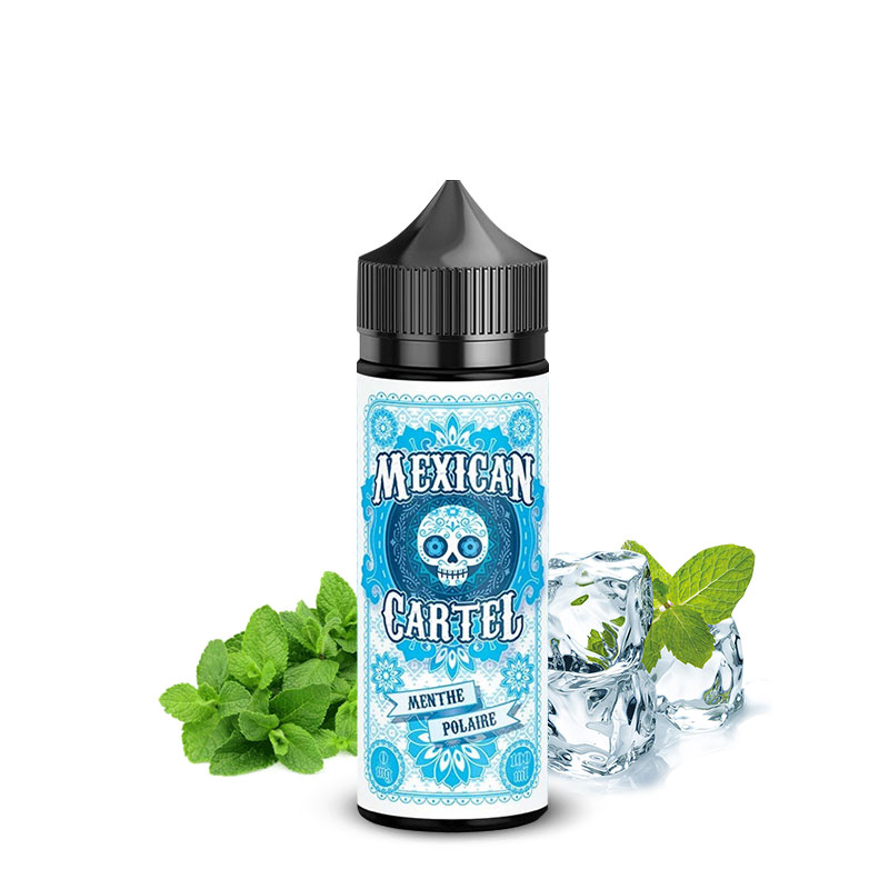 Photo du eliquide Menthe Polaire 100ml de la marque française : Mexican Cartel.