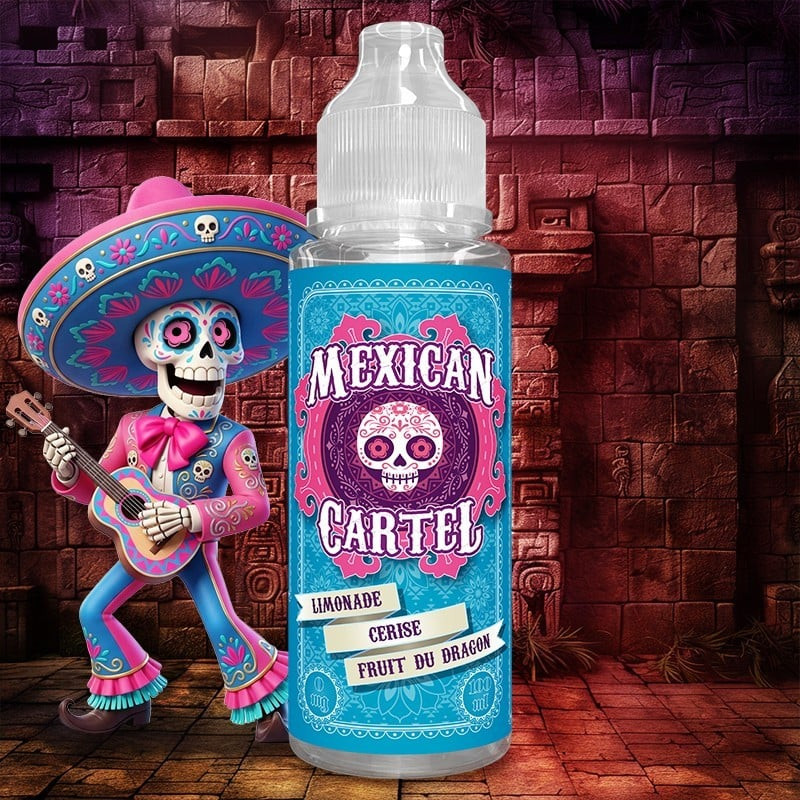 E-liquide Limonade Cerise Fruit du Dragon 100ml Mexican Cartel limonade pétillante cerise pitaya vape
