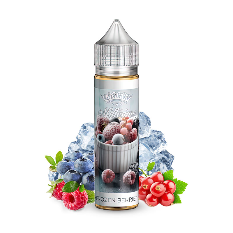 Photo du eliquide Frozen Berries 50ml de la marque française : Millésime.