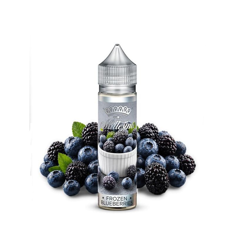 E-liquide Frozen Blueberries 50ml Millésime myrtille mûre frais 50/50