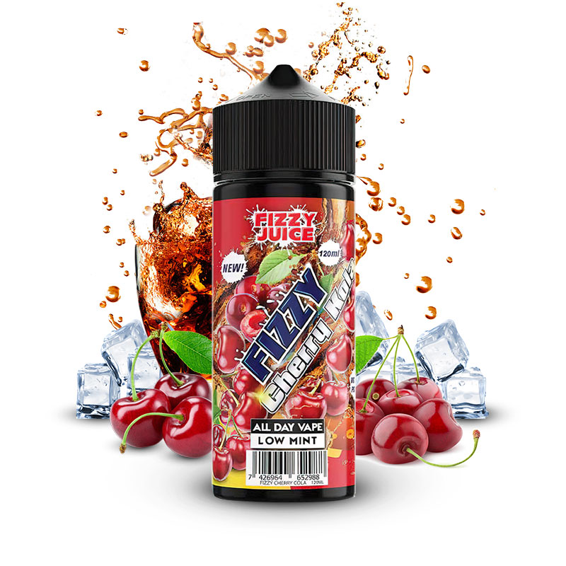 Photo du eliquide Cherry Kola 100ml de la marque malaisienne : Fizzy.