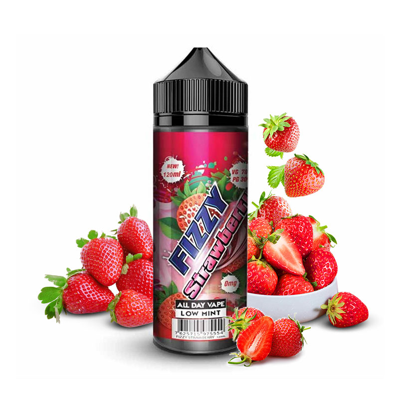 Photo du eliquide Strawberry 100ml de la marque malaisienne : Fizzy.