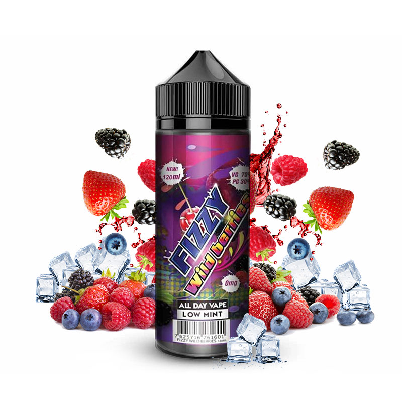 Photo du eliquide Wild Berries 100ml de la marque malaisienne : Fizzy.