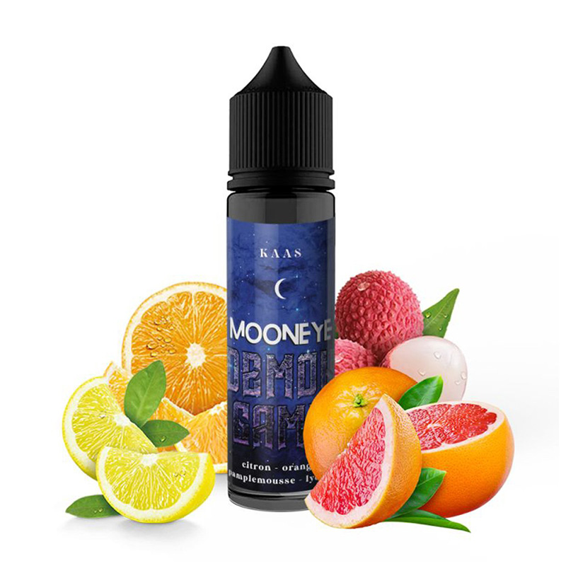 Photo du e-liquide Kaas 50ml de la marque française Mooneye.