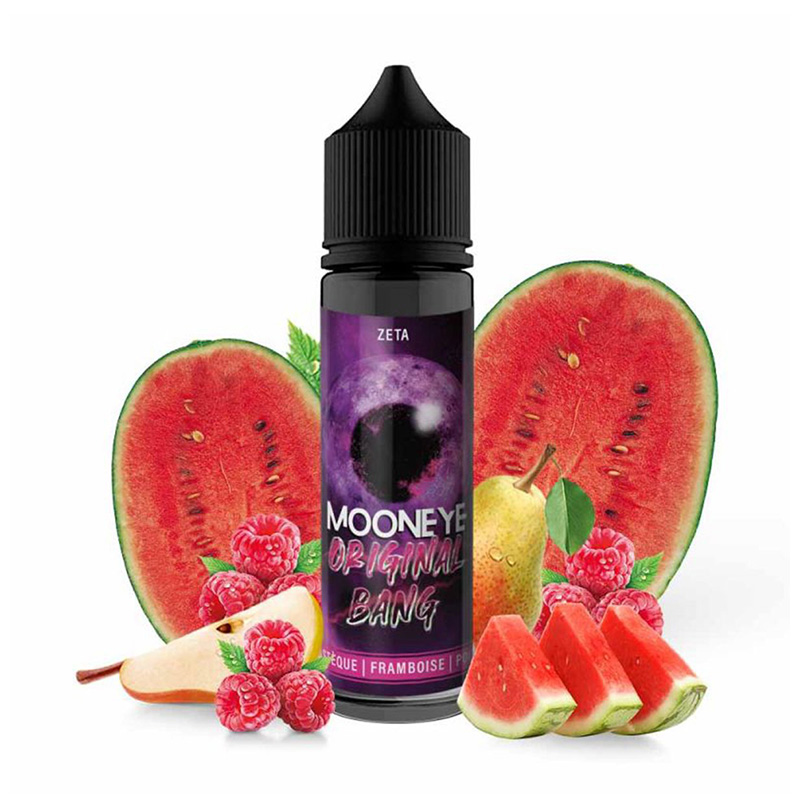 Photo du e-liquide Zeta 50ml de la marque française Mooneye.