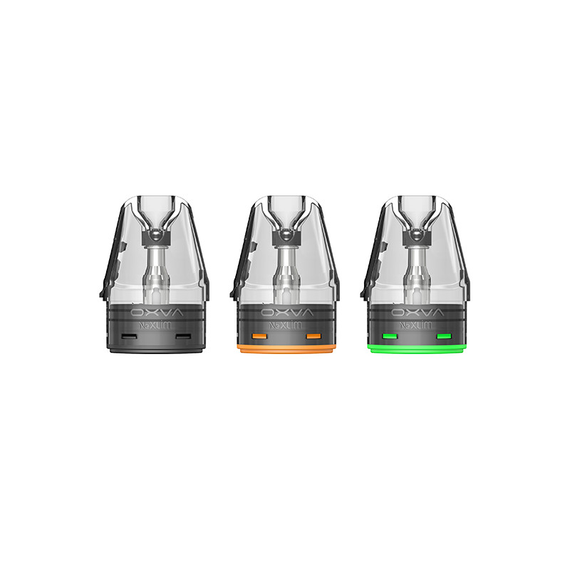 Cartouches Nexlim Oxva 4ml pack 3 pods résistances intégrées 0.6 0.8 1.2 ohm