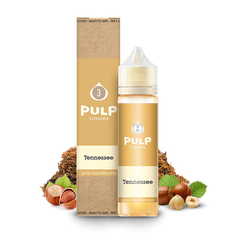 Flacon du eliquide Tennessee 60 ml de Pulp Original, fabricant français de eliquide pour le vapotage..