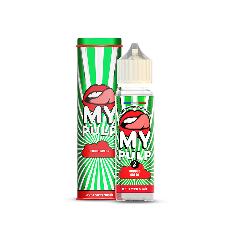 E-liquide Bubble Green 50 ml My Pulp chewing-gum menthe verte